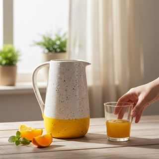 Džbán CANELA z ručně vyráběné keramiky přináší do vaší domácnosti jemný nádech elegance i pohodlí. Jeho čisté linie a...